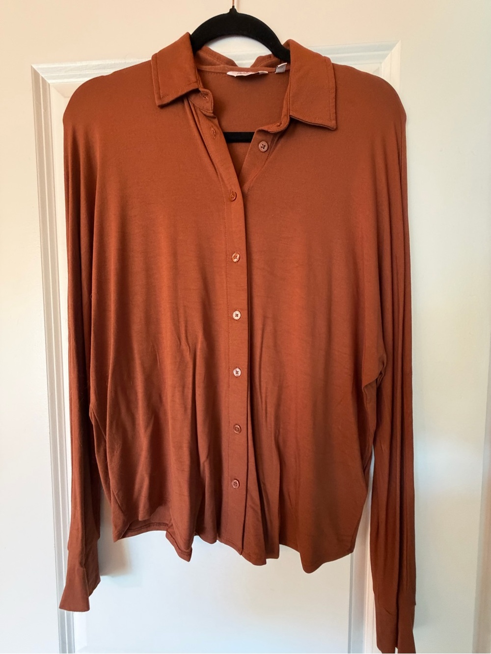 Reitmans Women's Button-Down Shirt in Rust